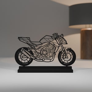 CB 750 Hornet Model, Personalisable, 3d Print, Gift for Motorcycle Lovers, Silhouette, PLA, Motorcycle Fanatic, Cake Topper, True to detail