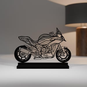 S 1000 XR Modell, Personalisierbar, 3d Druck, Geschenk Motorradliebhaber, Silhouette, PLA, Motorrad Verrückt, Cake Topper, Detailgetreu
