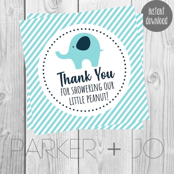 Thank You Little Peanut Cards - Etsy