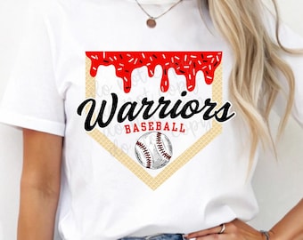 Custom Ice Cream Drip Baseball png design | baseball season | home plate | mascot | respect the drip custom png design digital file