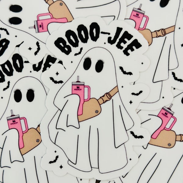 BOO-JEE Ghost Halloween Sticker - SAME day shipping!