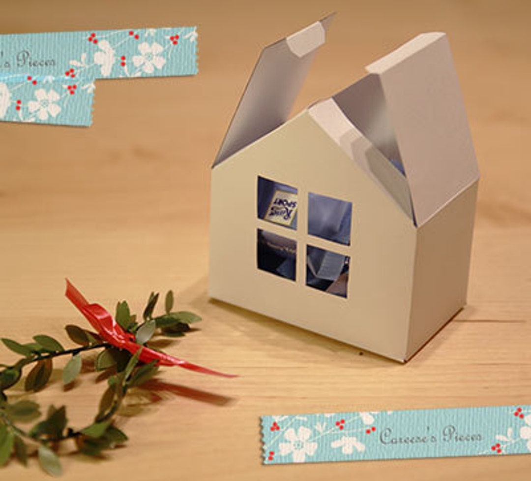 House Gift Box - SVG PDF DXF Pattern - Etsy