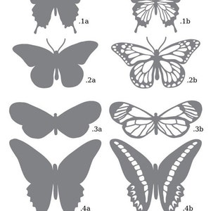 Butterflies SVG and DXF Files