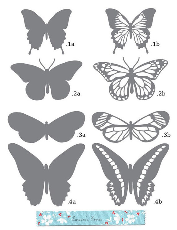 Download Butterflies SVG and DXF Files | Etsy