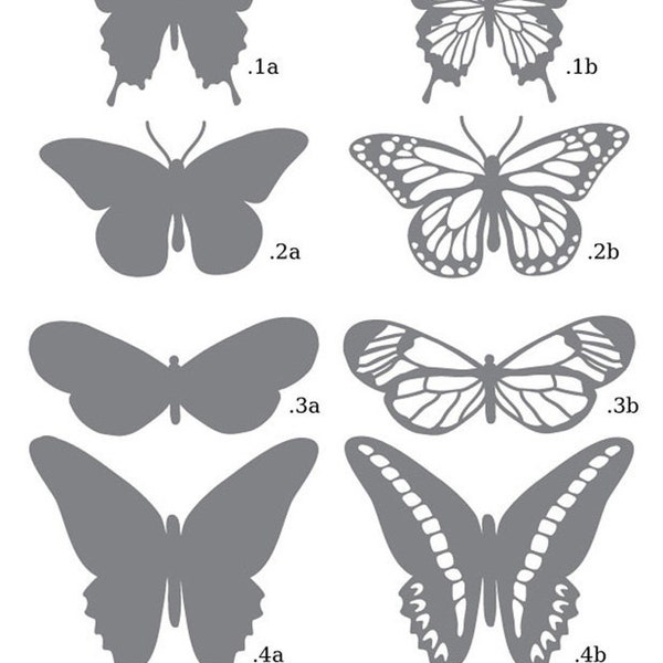 Butterflies SVG and DXF Files