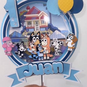 Bluey Cake Topper