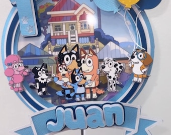 Bluey Cake Topper