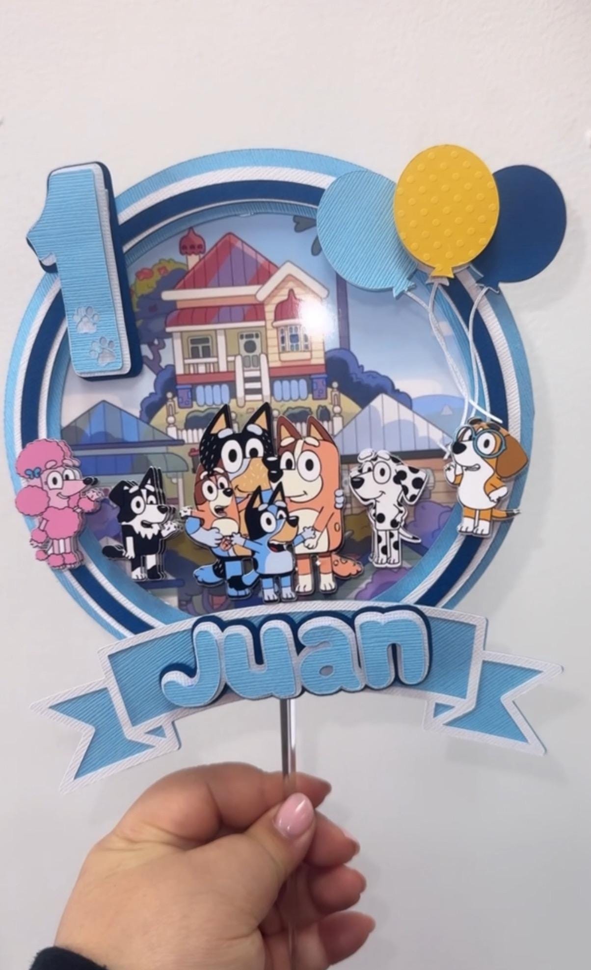 Bluey Cake Topper