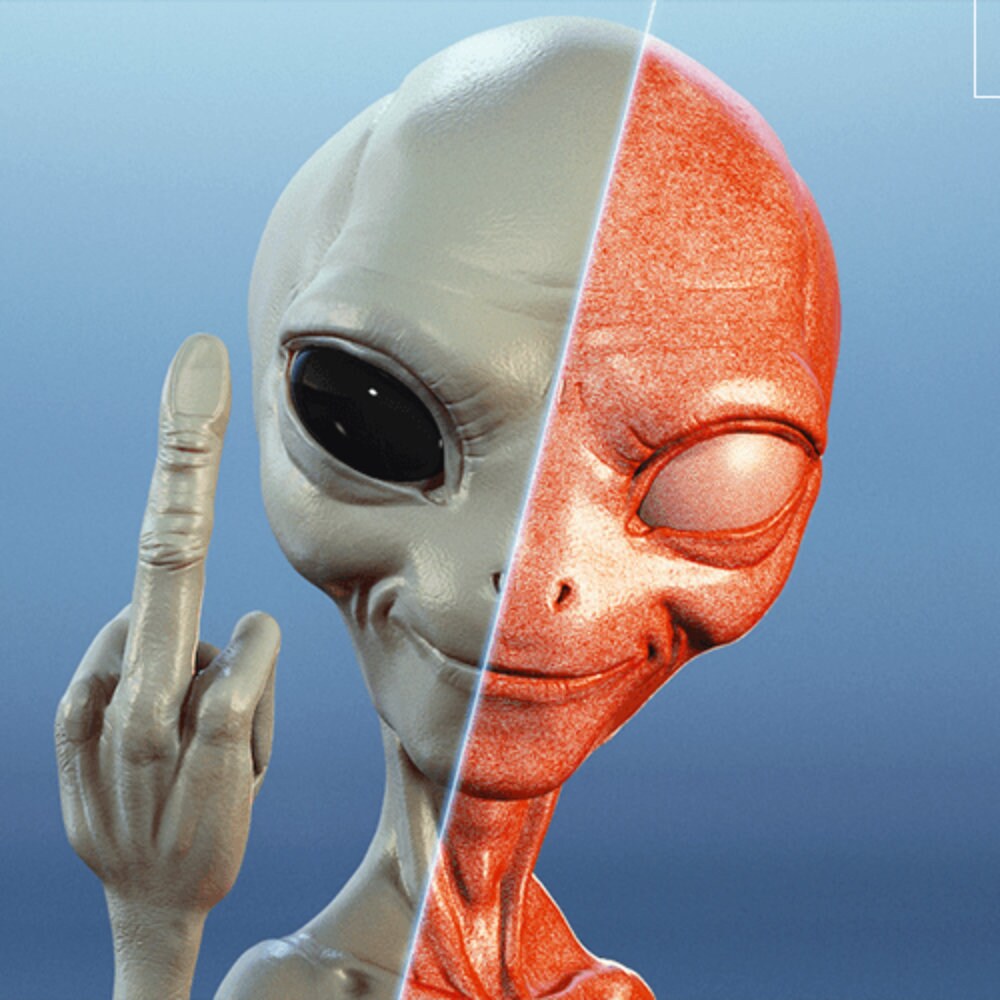 Paul the Alien Figure, Gamer Room Design, Gift for Gamers, Alien Statue ...