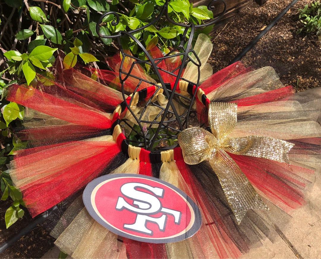SF 49er Football Tutu Skirt Etsy