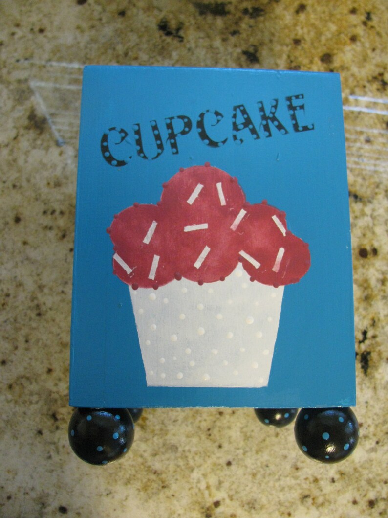 Cupcake Utensil Holder and kitchen Decor Etsy
