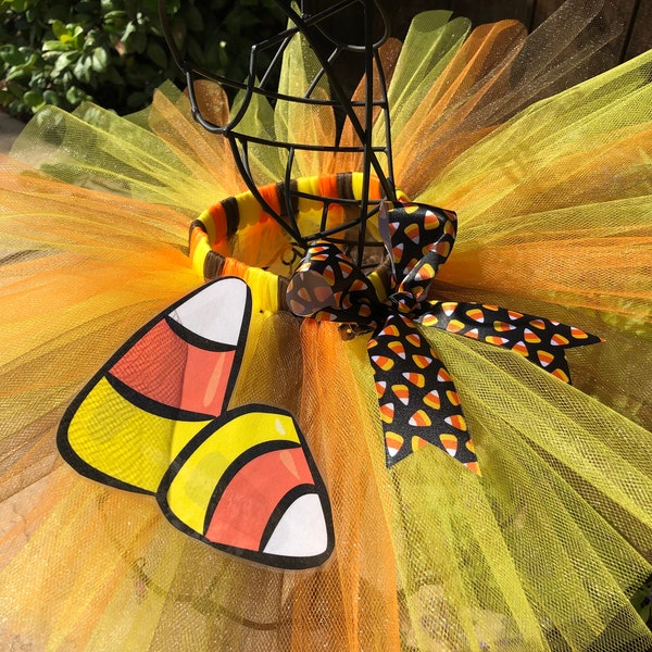 Candy Corn Skirt | Halloween Running or Costume Skirt