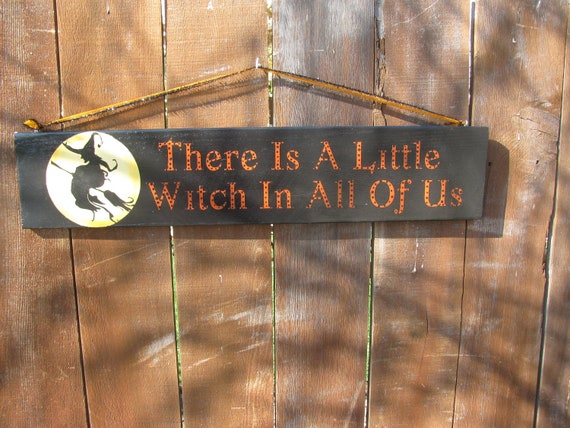 Halloween Witch Sign | Etsy
