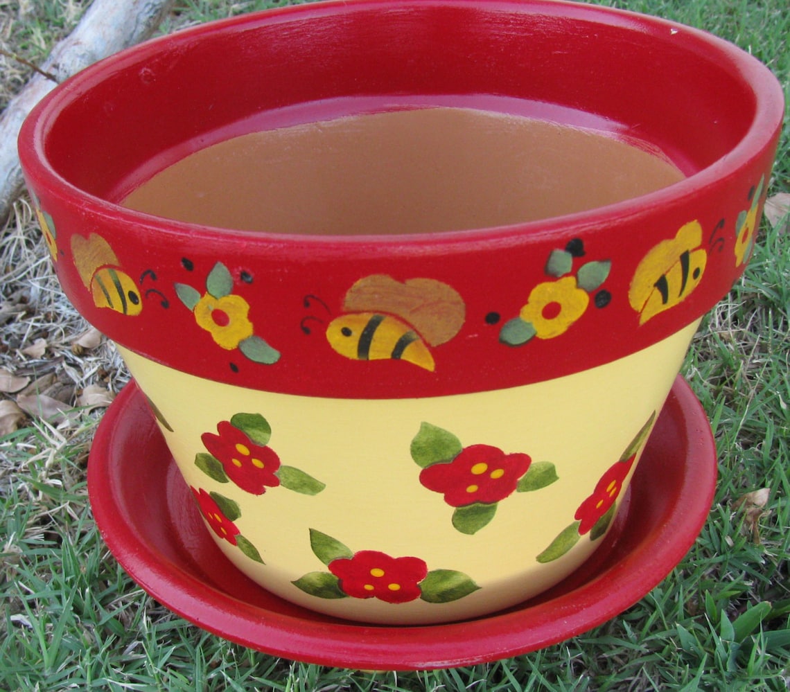 Flower Pot Etsy