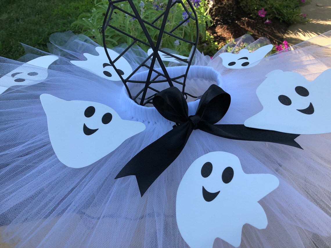 Ghost Headband and Tutu Set