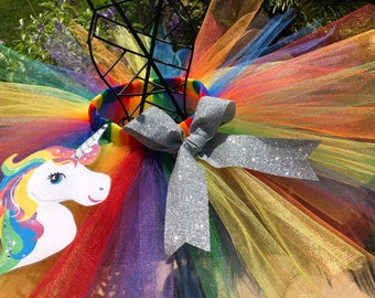 Rainbow Unicorn Tutu