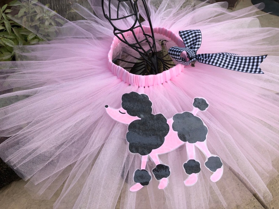 Pleated Skirts Pink Poodle Tutu Skirt Hot Pink Poodle Skirt For