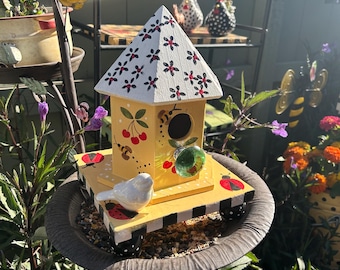 Yellow Birdhouse