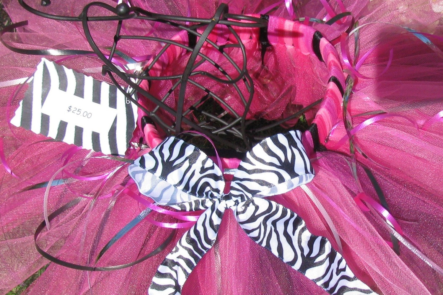 princess polly baby blue dress Jennifer Tilly's Pink and Black Zebra Print Dress