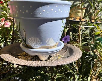 Seashell Flower Pot
