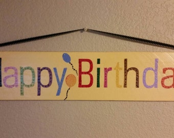 Happy Birthday Sign