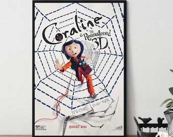 Coraline Movie Poster Canvas Printing Wall Art Home Decor Unique Gift coraline-movie-poster-canvas-printing-wall-art-home-decor-unique-gift