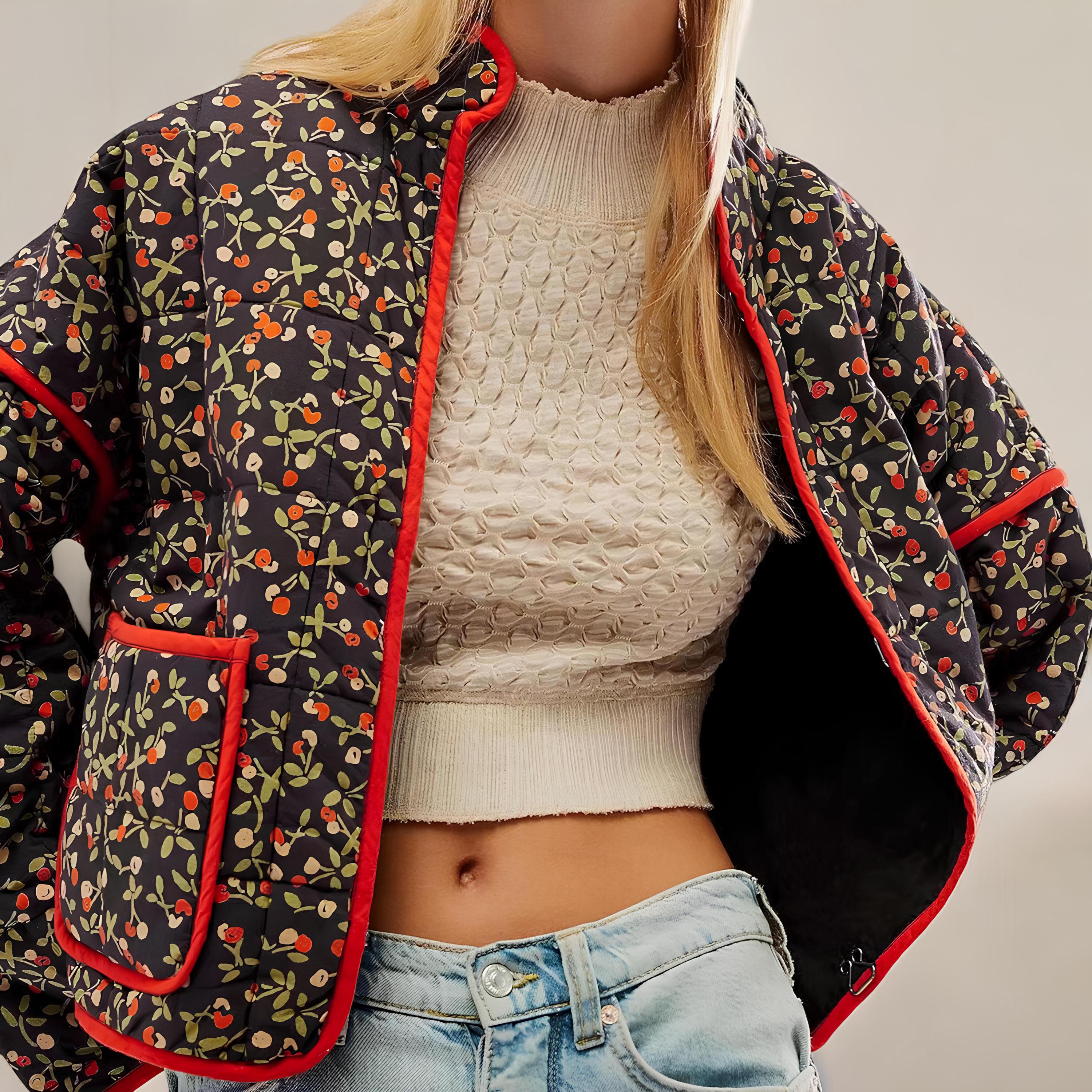 Women Floral Jacket Etsy