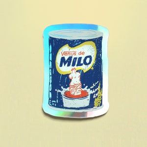 Venus de Milo - Lanches Australianos - Milo - Adesivo de Vinil - 9x7cm