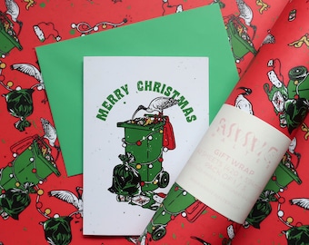 Bin Chicken - Christmas Pack - Paper + Two Cards - Free Local Shipping! Eco Friendly