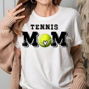 Tennis Mom PNG, Varsity, Distressed, Tennis mama, Loud and Proud Tennis Mom Sublimation Design Downloads