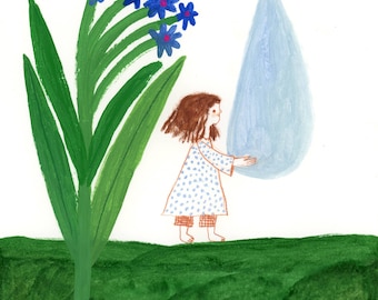 A Tear of Joy, original illustration