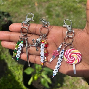 Pirate Anime-Inspired Handmade Keychains