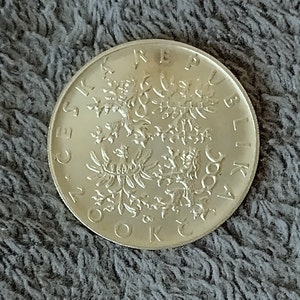 CZECHIA - 200 koruna 1997 coin, silver, St. Adalbert