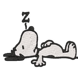 Crashed Out Fan Art Snoopy Stickdatei. Nur digitaler Download