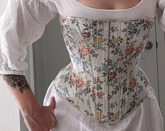 Fully custom 1860s-1880s corset JOSEPHINE. Made for your body, with a prototype fitting.