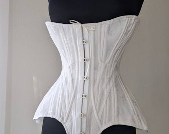 made-to-measure Edwardian corset! Comfort and a great shape.   From the original antique corset pattern atelier sylphe ref N.