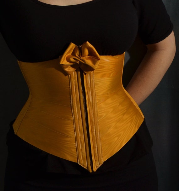 Made-to-measure Underbust Ribbon Corset. Great for Edwardian or Everyday  Wear. Available With Busk or Zipper Front. 