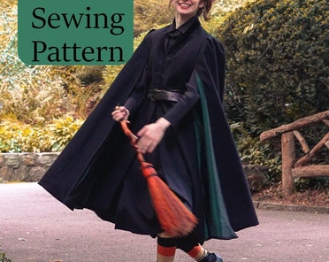 A0 Sizes S-XL Witchy Cape Sewing Pattern. ***PRINTABLE PDF*** - Etsy
