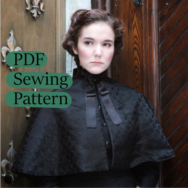 Victorian Capelet sewing pattern ***PRINTABLE PDF***