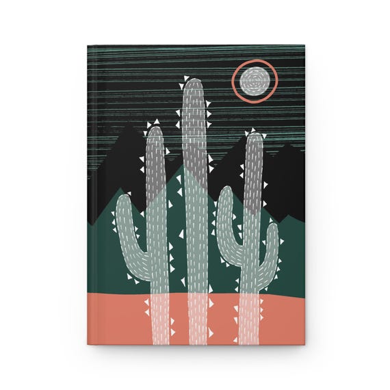 Saguaro Cactus Journal, Desert Scene Notebook, Arizona Hardcover, Matte  Diary, Nature Inspired Sketchbook - Etsy