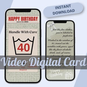 Tarjeta de cumpleaños para papá sarcástico, regalo sorpresa para ella, tarjeta de cumpleaños divertida para un amigo, regalo digital, tarjeta electrónica de cumpleaños móvil para él, regalo de cumpleaños divertido