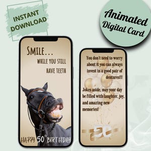 Lustig animierte Geburtstagskarte für Ihn digital Geburtstag Geschenk einzigartig Freund happy birthday e-card mobile snarky Geburtstagsgeschenk Arbeit Bestie