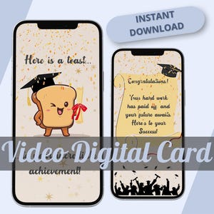Snarky faculdade presente de graduação filha formatura surpresa e-card parabéns graduado sênior 2024 graduação digital cartão de presente móvel classe 2024