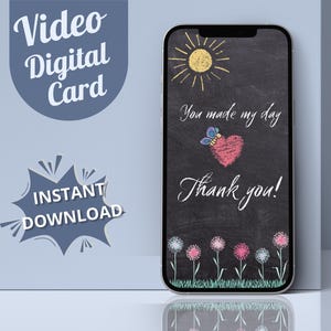 Lustige Dankeschön-Freundeskarte emotionale Unterstützung Geschenk einfach weil Seelenverwandte Danke Video Überraschungs Handy dankbar e-card Männer Geschenk danke