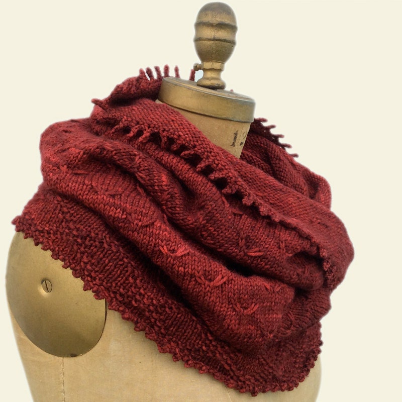 Knitting Pattern Cowl Scarf Convertible Instant PDF Download Easy Quick ...
