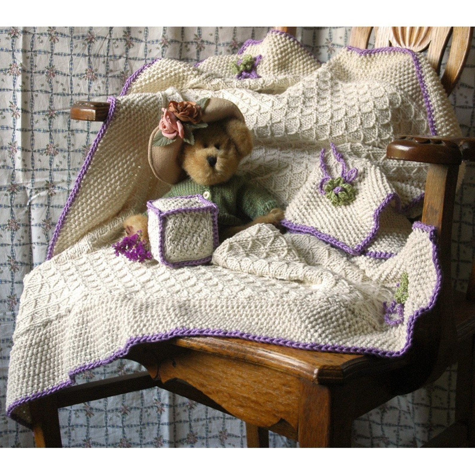 Sweet Pea Blanket and Soft Block Knitting Pattern ONLINE Etsy