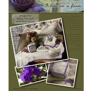 Sweet Pea Blanket and Soft Block Knitting Pattern ONLINE DOWNLOAD - Etsy