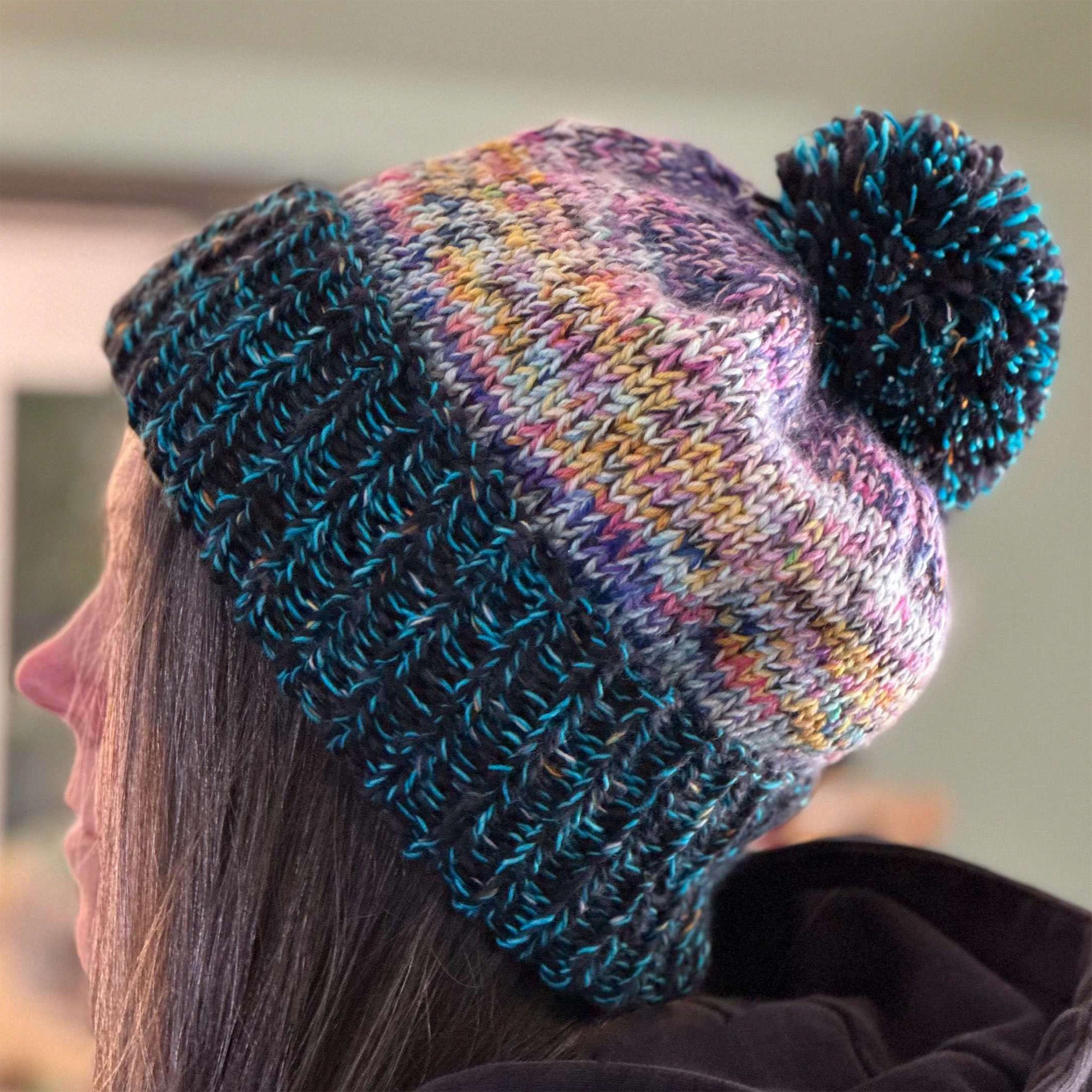 Unisex Beanie Hat Knitting Pattern Digital File PDF How to Knit a Hat ...