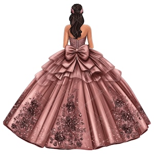 dusty pink quince dress Tulle Quinceanera Dresses Ball Gown Sequins Beaded Off The Shoulder –  Lisposa main image 1