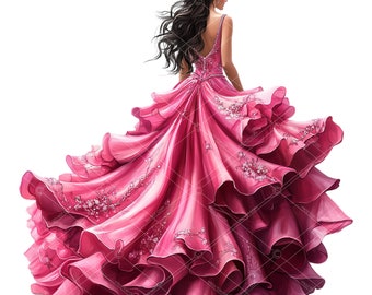 pink silk maxi dress Attina Pink Satin Maxi Dress - US 16